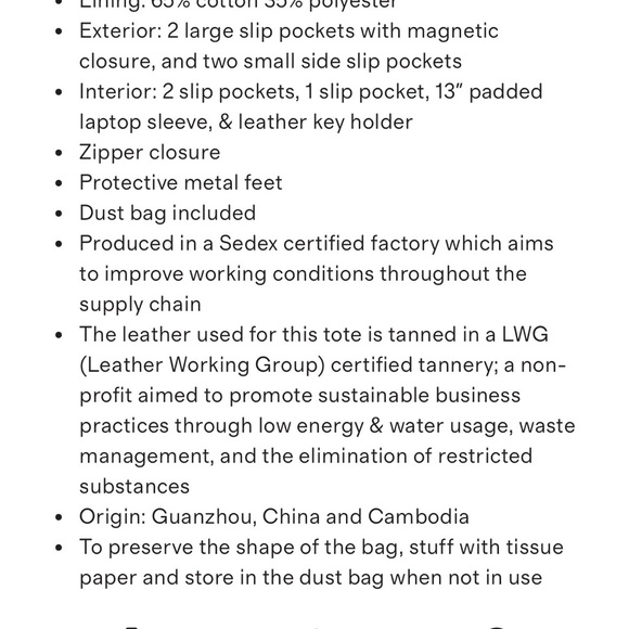 Quince Suede Zip Top Tote Bag in Whiskey Brown - Picture 13 of 15